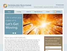 Tablet Screenshot of integratedcoachingsolutions.com